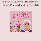 Pom-Pom Mobile Craft for Kids