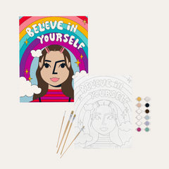 Believe in Yourself: Paint by Number Craft