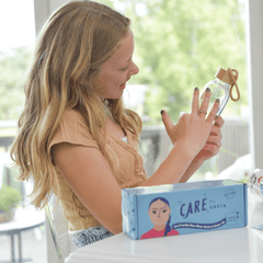 Greta Glass Water Bottle Decorating Craft - Kids Crafts