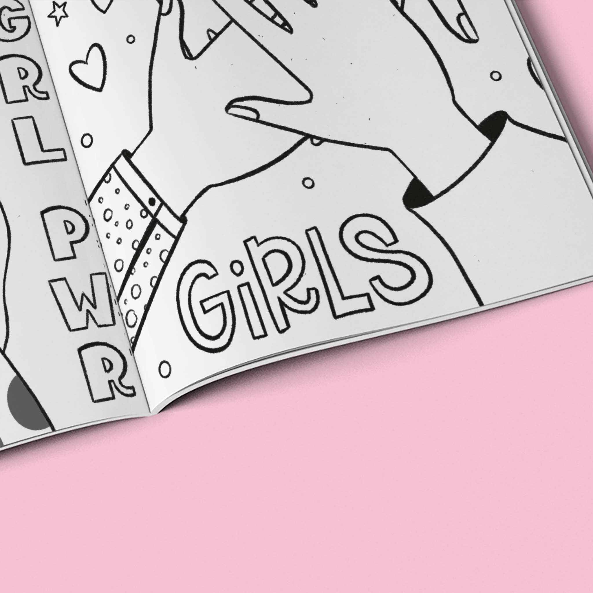 Inspirational coloring book for girls with empowering messages like "If they say it's impossible, remember it's impossible for them, not you," combining art therapy with confidence-building activities.