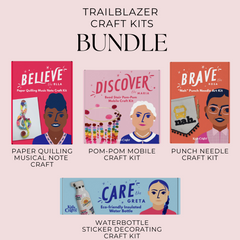 Kids Crafts Trailblazers Craft Kit Bundle - 4 Pack