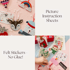 Countdown to Christmas Felt Craft Kit Advent Calendar