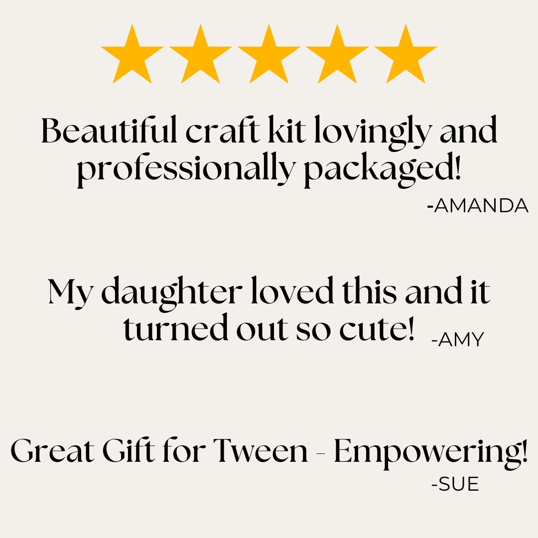 Start Her First Business! Kidpreneur Keychain Craft Kit (Ages 8-12)