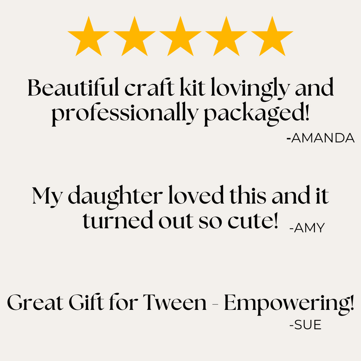 Start Her First Business! Kidpreneur Keychain Craft Kit (Ages 8-12)