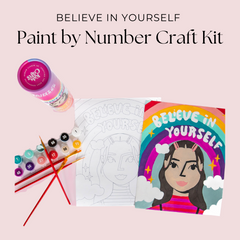 Paint by Number Craft: Believe in Yourself