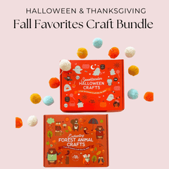 Fall Favorites Craft Bundle: Halloween and Thanksgiving Fun! - Kids Crafts