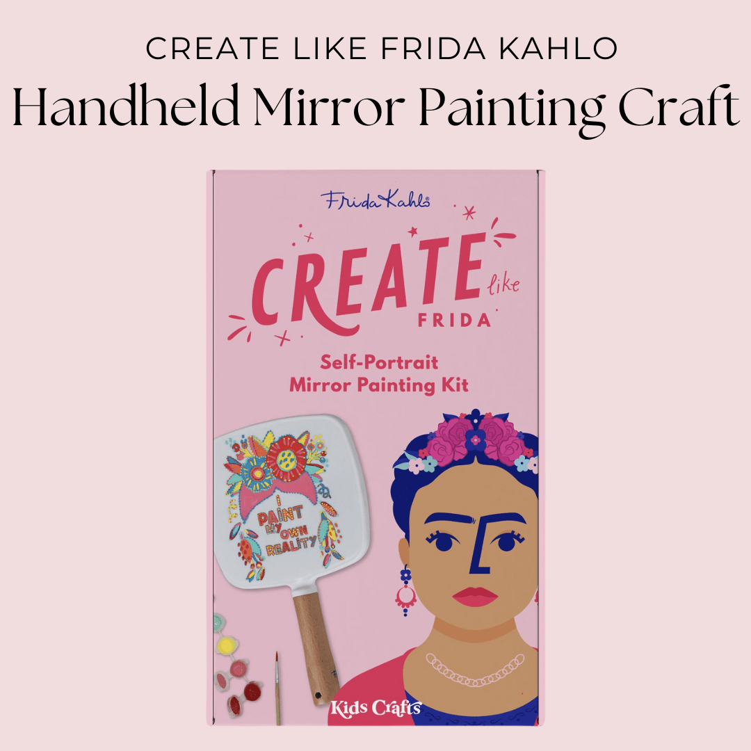 Frida Mirror Painting Craft - Kids Crafts