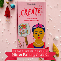 Frida Mirror Painting Craft - Kids Crafts