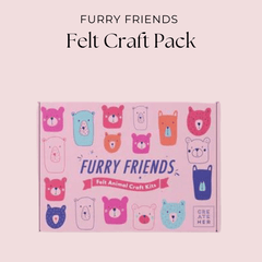 Furry Friends Felt Craft Pack - Kids Crafts