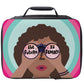 The Future is Female Girl Empowerment Lunch Box: Blue