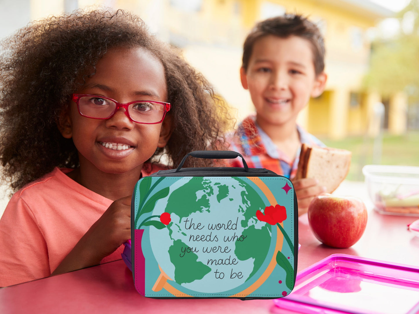 "The World Needs Who You Were Made to Be" Lunch Box