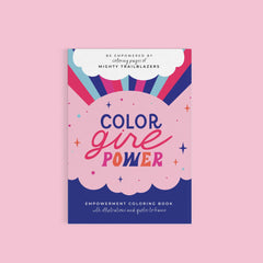 "Color Girl Power" Coloring Book - Kids Crafts
