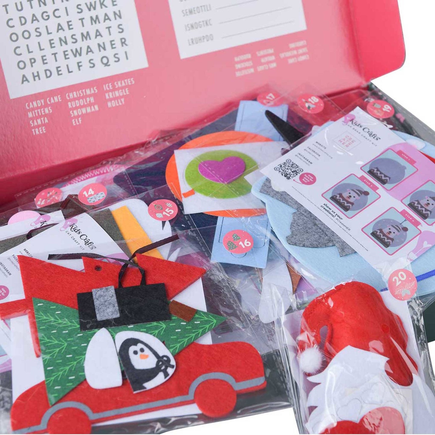 Countdown to Christmas Felt Craft Kit Advent Calendar - Kids Crafts