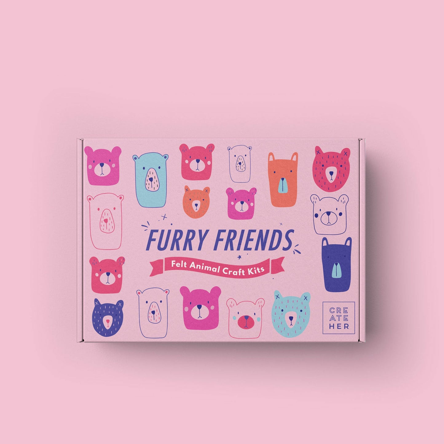 Furry Friends Felt Craft Kits - Kids Crafts