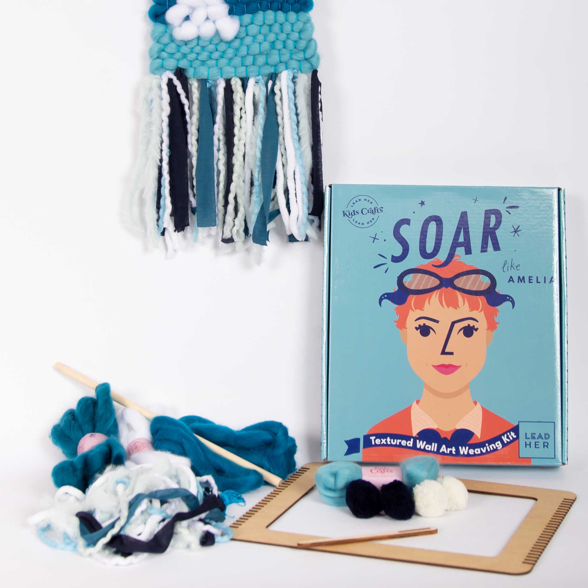 Soar Like Amelia Textured Wall Art Weaving Kit - Kids Crafts