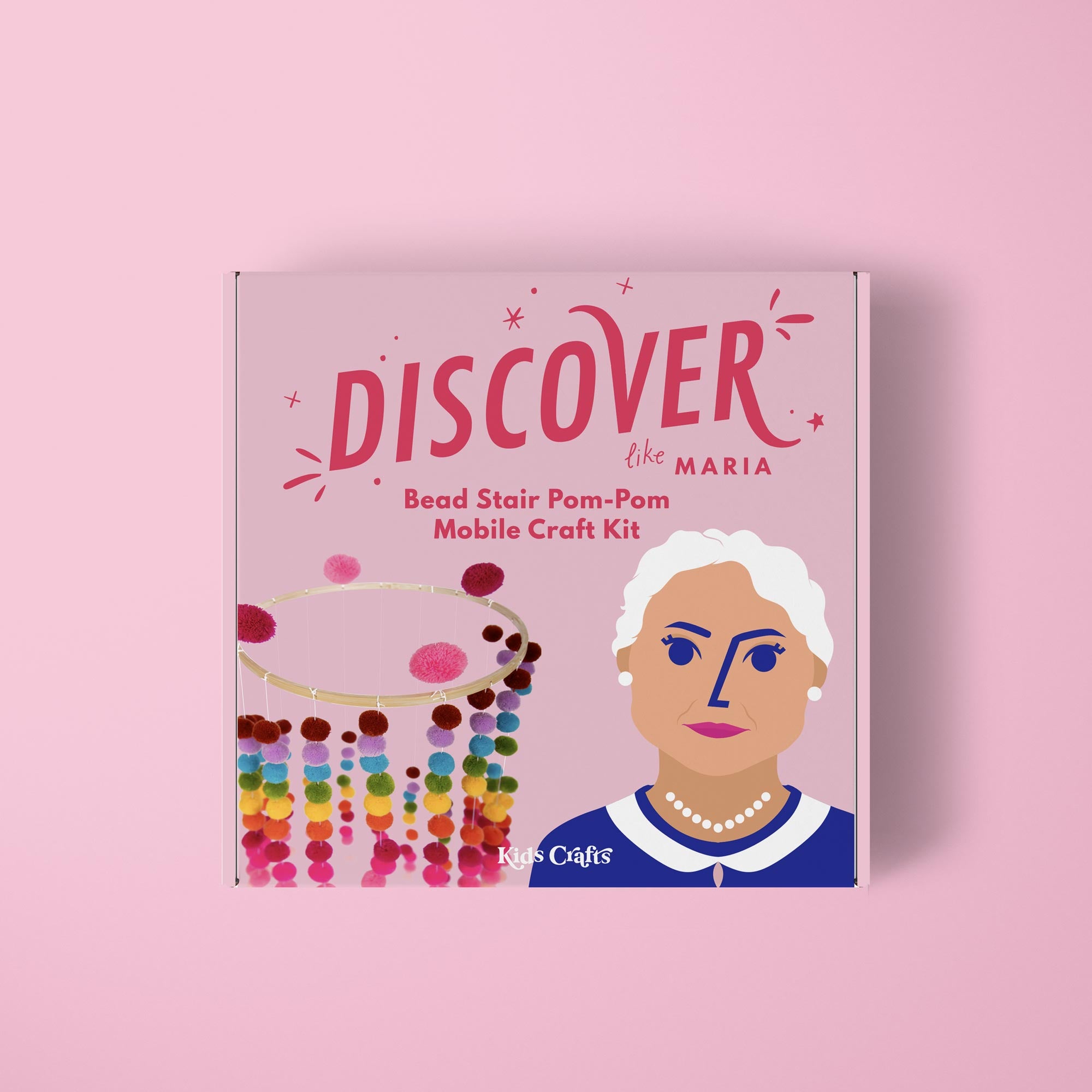 Discover like Maria Bead Stair Pom-Pom Mobile Craft Kit