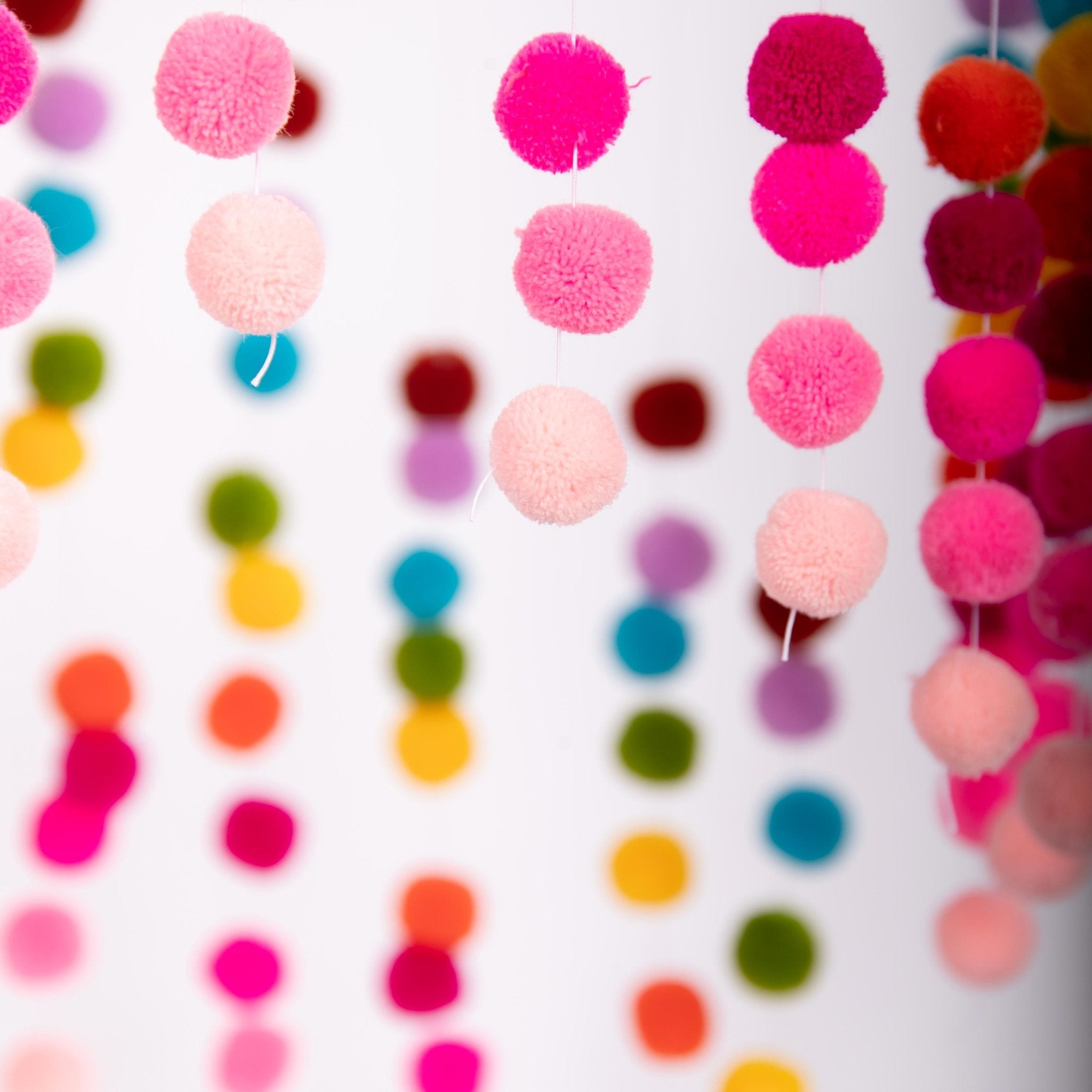 Discover Like Maria Bead Stair Pom-Pom Mobile Craft Kit - Kids Crafts