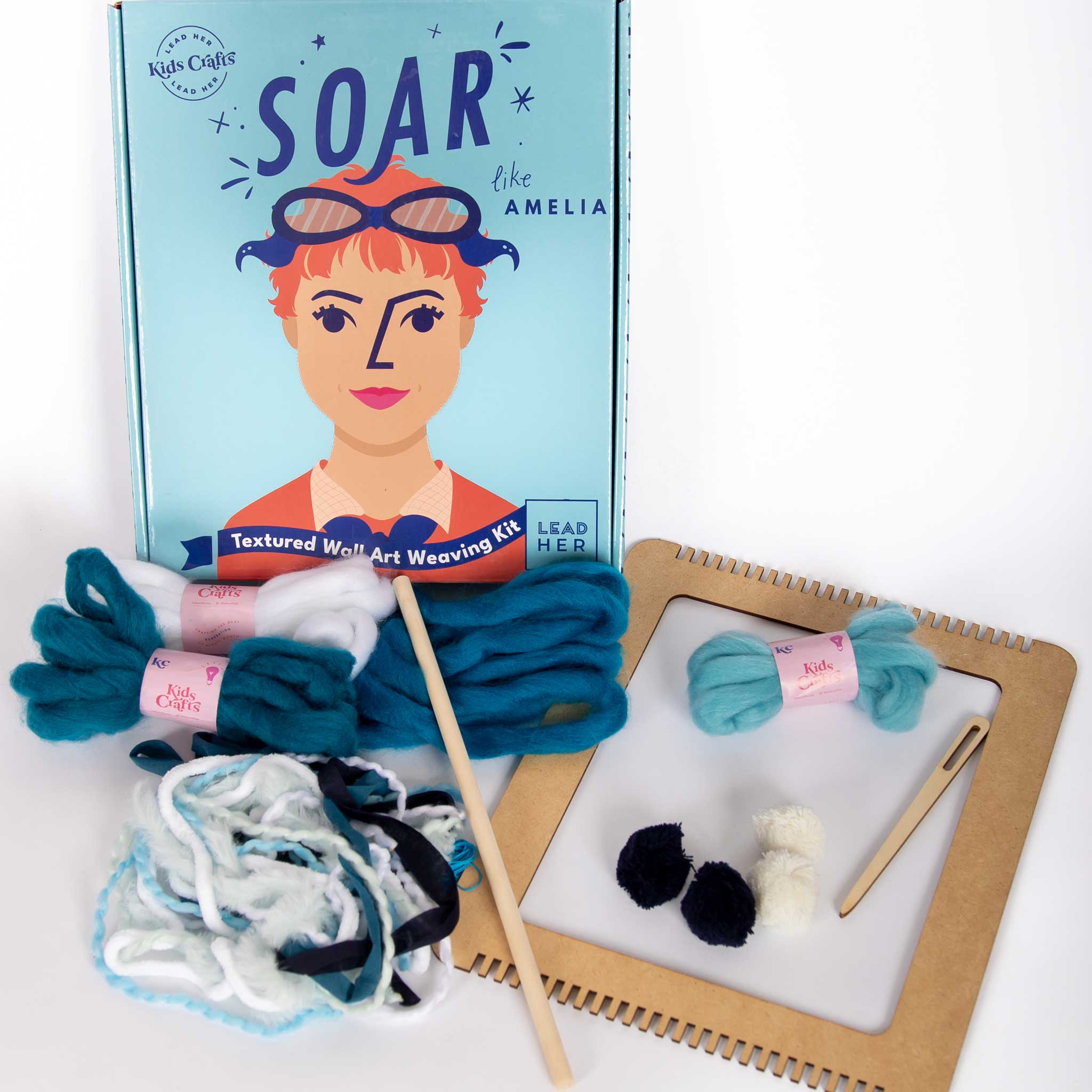 Soar Like Amelia Textured Wall Art Weaving Kit - Kids Crafts